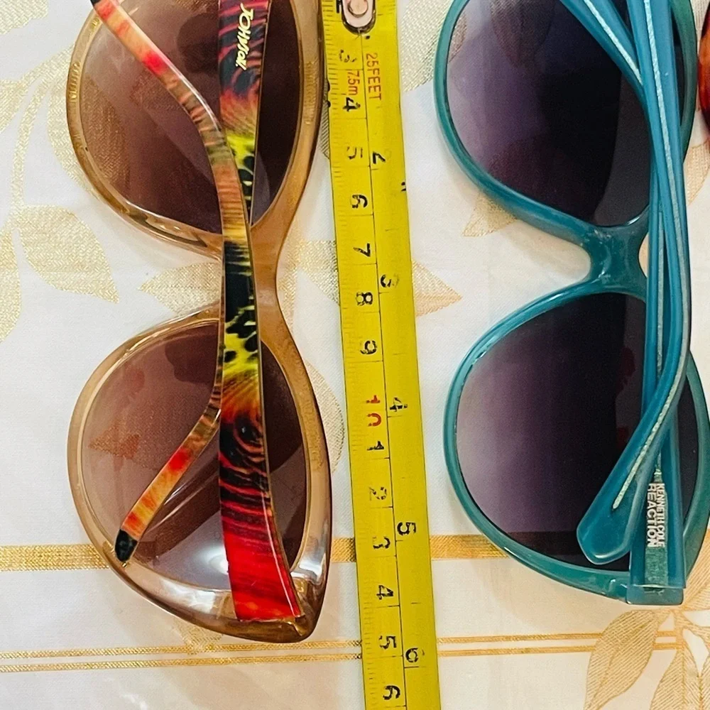 Lot of 3 Sunglasses – UV Protection – Fashion Eyewear Kenneth Cole Betsey John